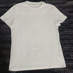 H&M SlimFit White T-Shirt: L